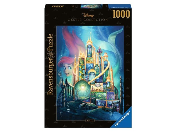 Ravensburger Puzzle 1000 db - Disney kastély Ariel (17337)