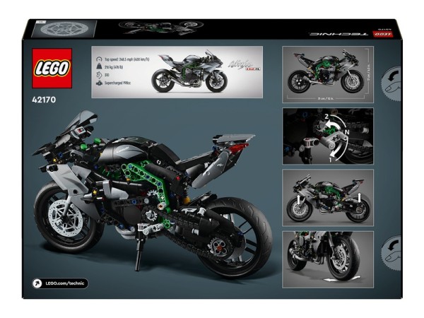 LEGO Technic 42170 Kawasaki Ninja H2R Motorkerékpár