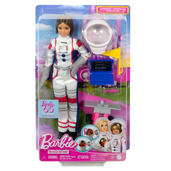 Mattel Barbie 65. Évfordulós karrier játékszett - űrhajós (HRG45)