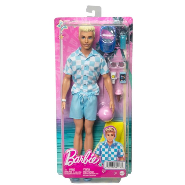 Mattel Barbie mozifilm - beach Ken baba (HPL74)