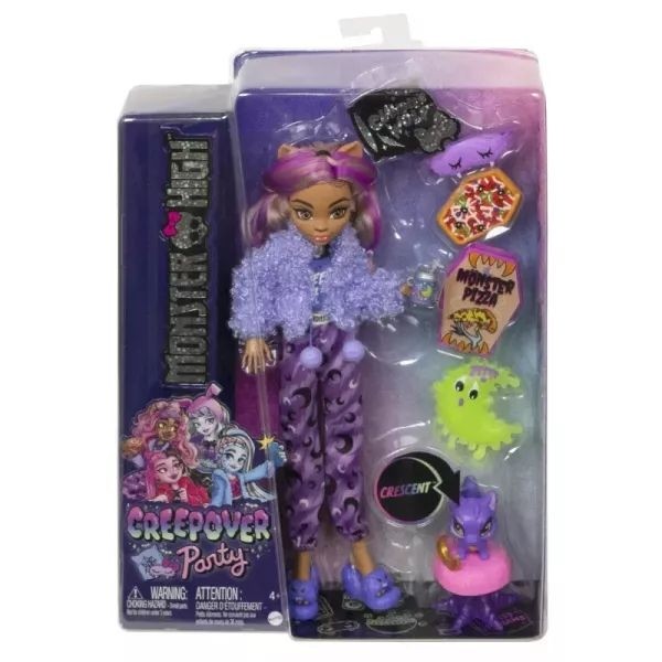 Monster High: Creepover party baba - Clawdeen Wolf HKY67