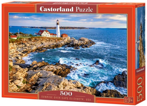 Castorland 500 db-os puzzle - Napkelte az Elizabeth-fokon (B-53667)