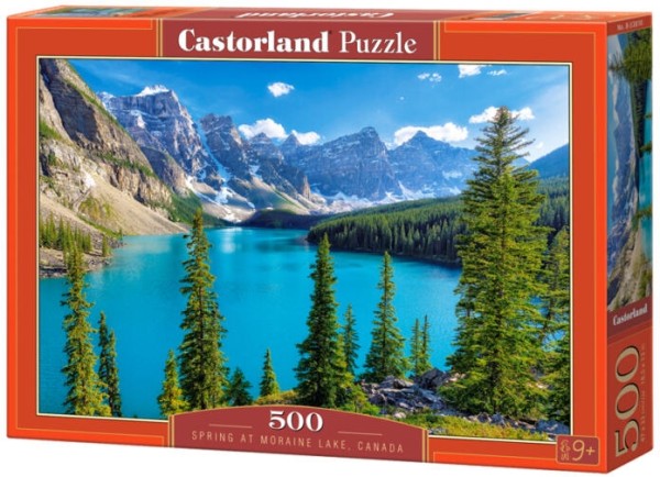 Castorland 500 db-os puzzle - Tavasz a Moraine tónál, Kanada (B-53810) 