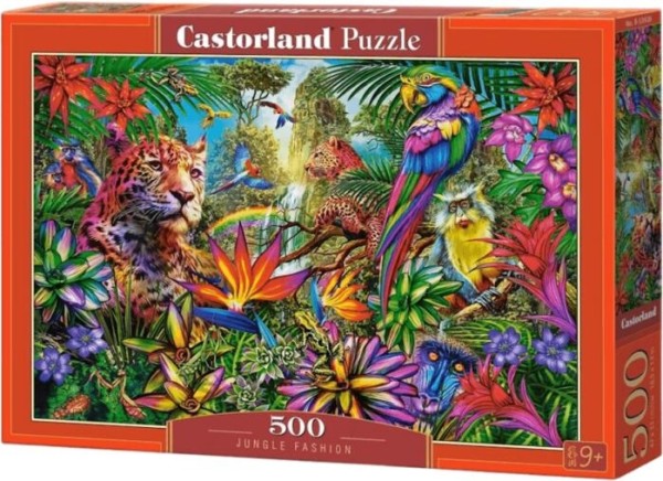 Castorland 500 db-os puzzle - Jungle Fashion (B-53926)