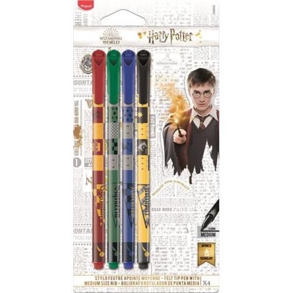 Harry Potter Teens filctoll készlet, 4 különböző szín (749600)