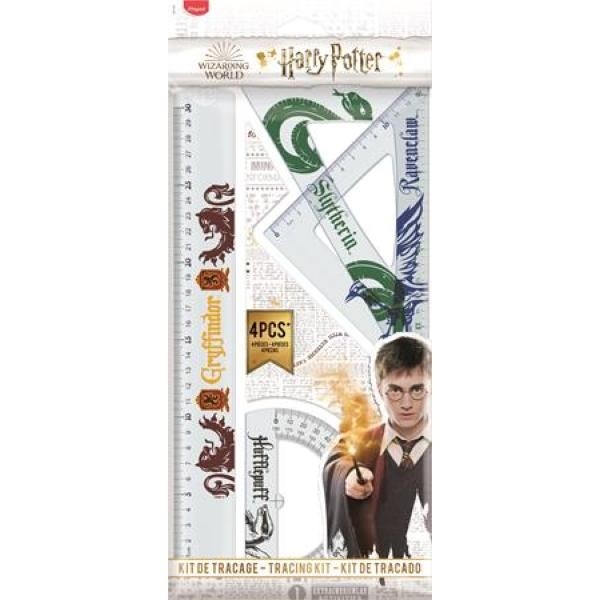 Harry Potter 30 cm-es vonalzó szett 4 db-os (IMAH981765)