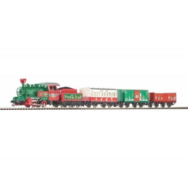 Piko: Karácsonyi vasútmodell készlet, ágyazatos sínanyaggal 57081