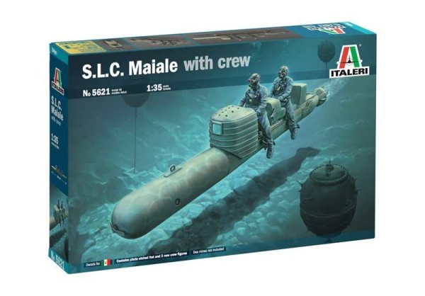 Italeri S.L.C. Maiale with crew 1:35 makett tengeralattjáró (5621s)